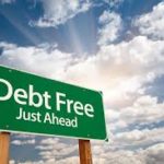 Debt Free Sign